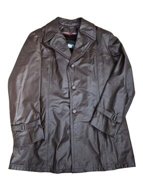 Vintage Sears Leather Jacket Mens Size 44